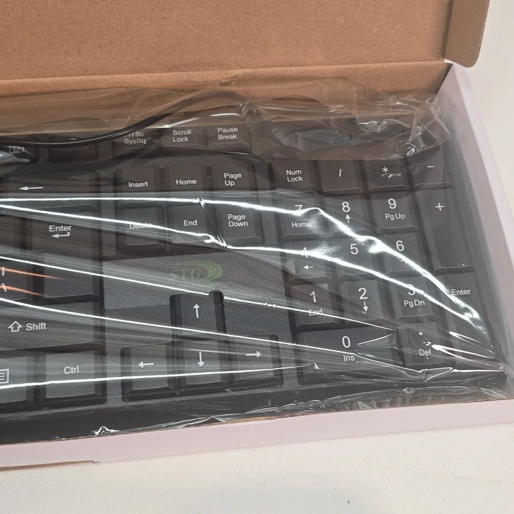 STG Skytech Global USB Wired Keyboard PCKB12CN & Mouse MOUSE12CN